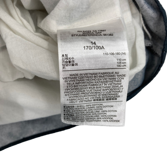 Gap Sheath Dress Women Size 14 White Gray Striped Sleeveless Round Neck Back Zip - Picture 9 of 16